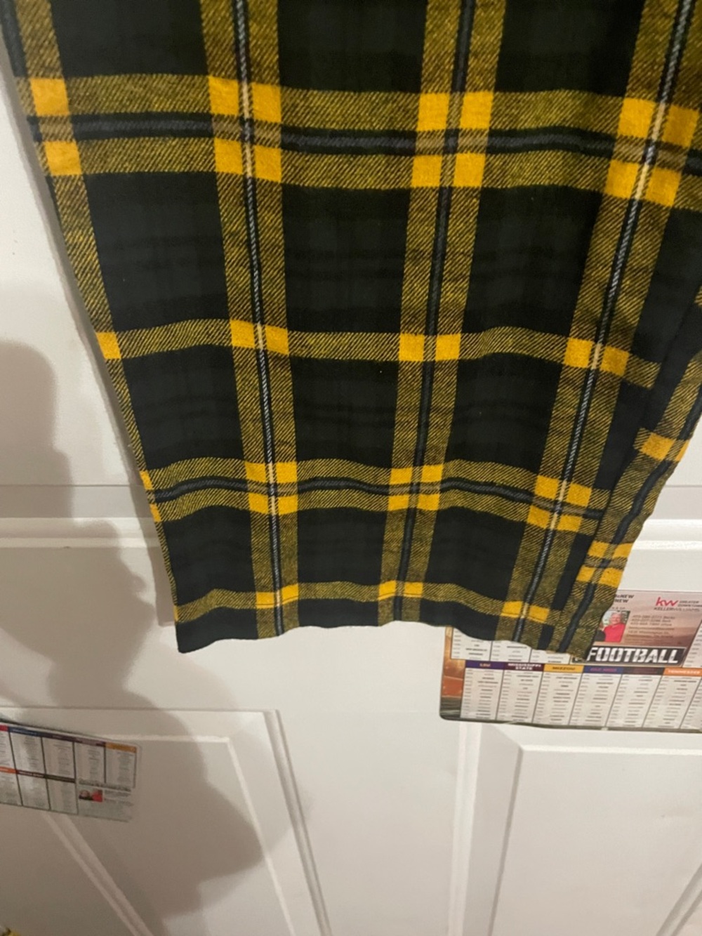 Baylor University Black & Gold Plaid Lounge Pants - Picture 3 of 7